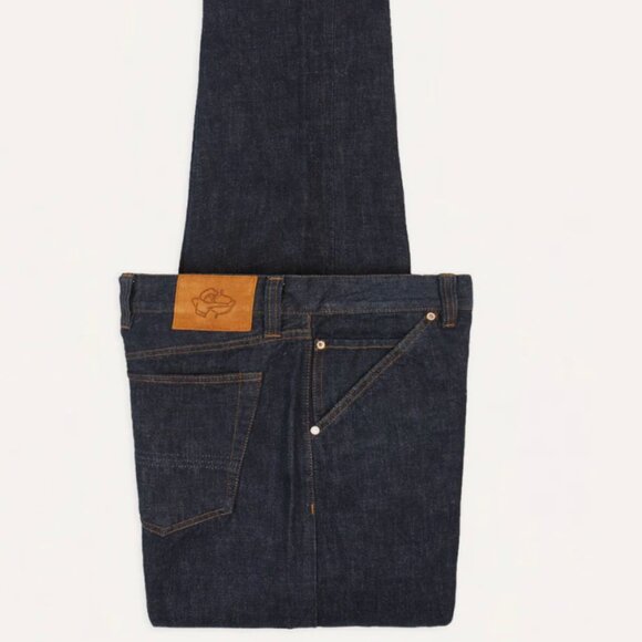 Drake's -Indigo Rinse 14.2oz Japanese Selvedge Denim Five-Pocket Jeans - Size 29 - Picture 11 of 11